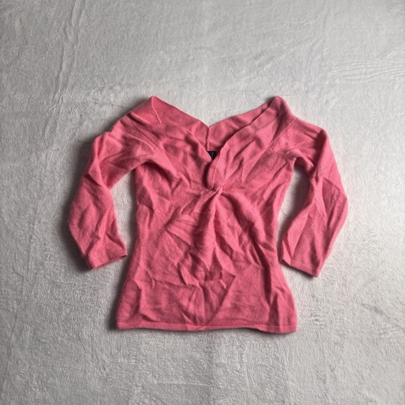 VTG INC International Concepts Cashmere Pink Long Sleeve Sweater Women's Small - Picture 1 of 7